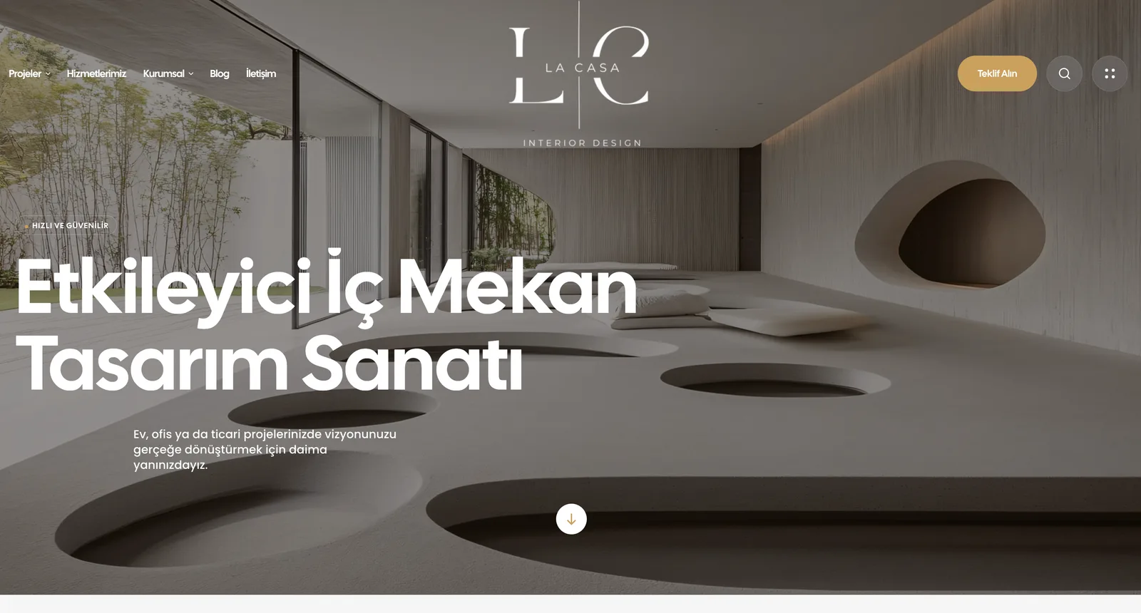 La Casa Interior Design — WordPress Website